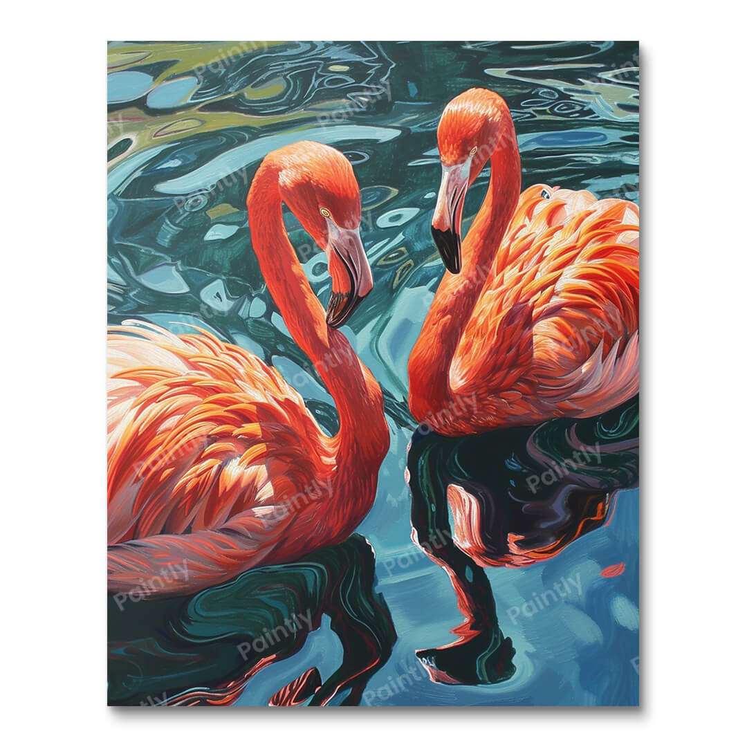 Majestic Flamingos