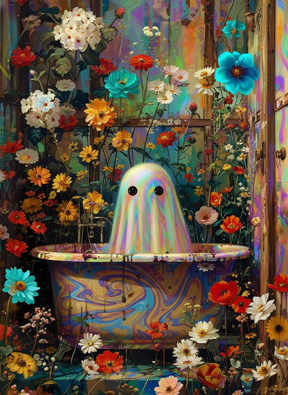 Psychedelic Bathtub Ghost (120 Colors)