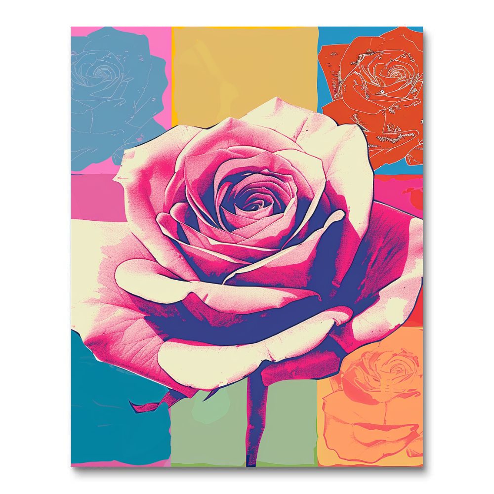 Patterned Rose