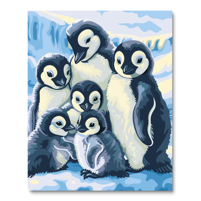 Snowy Penguin Cuddle