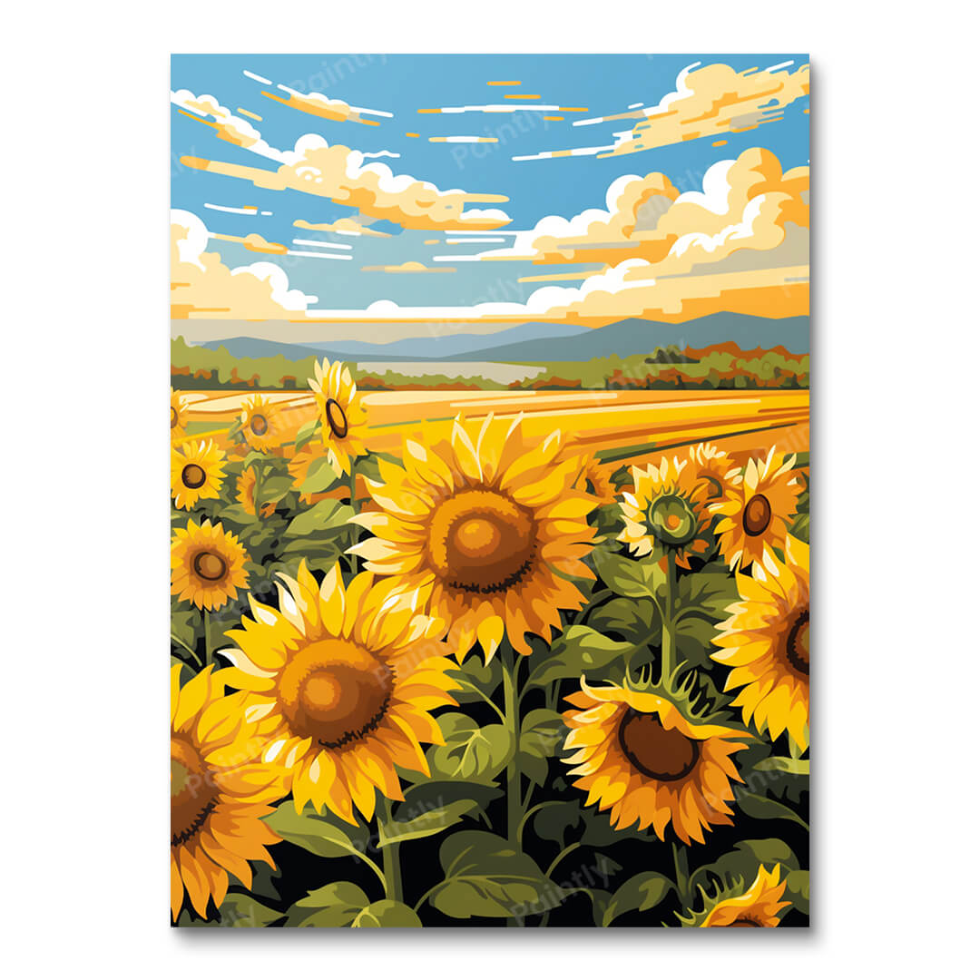 Golden Sunflower Bliss II