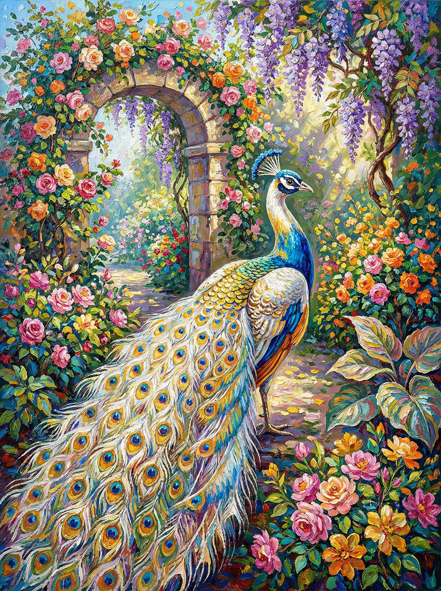 Peacock Garden Reverie (80 Colors)