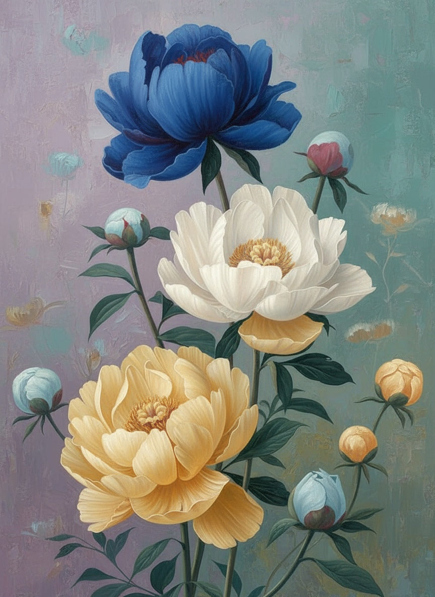 Midnight Peonies