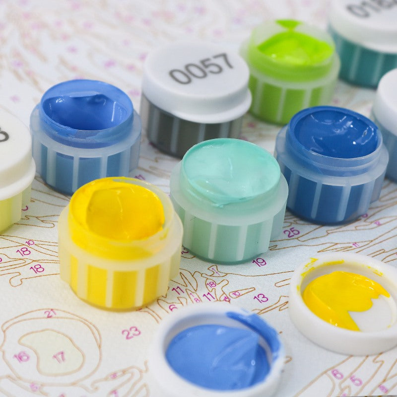 6 Mini Paintings - Fruit Plant Set