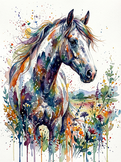 Wildflower Spirit Horse (120 Colors)