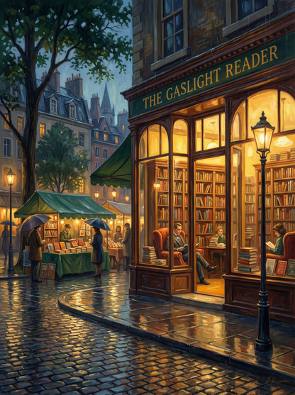 Rainy Bookshop Stroll