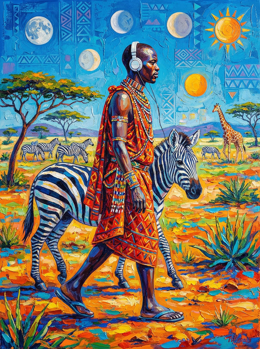 African Herder Moon Phases (120 Colors)