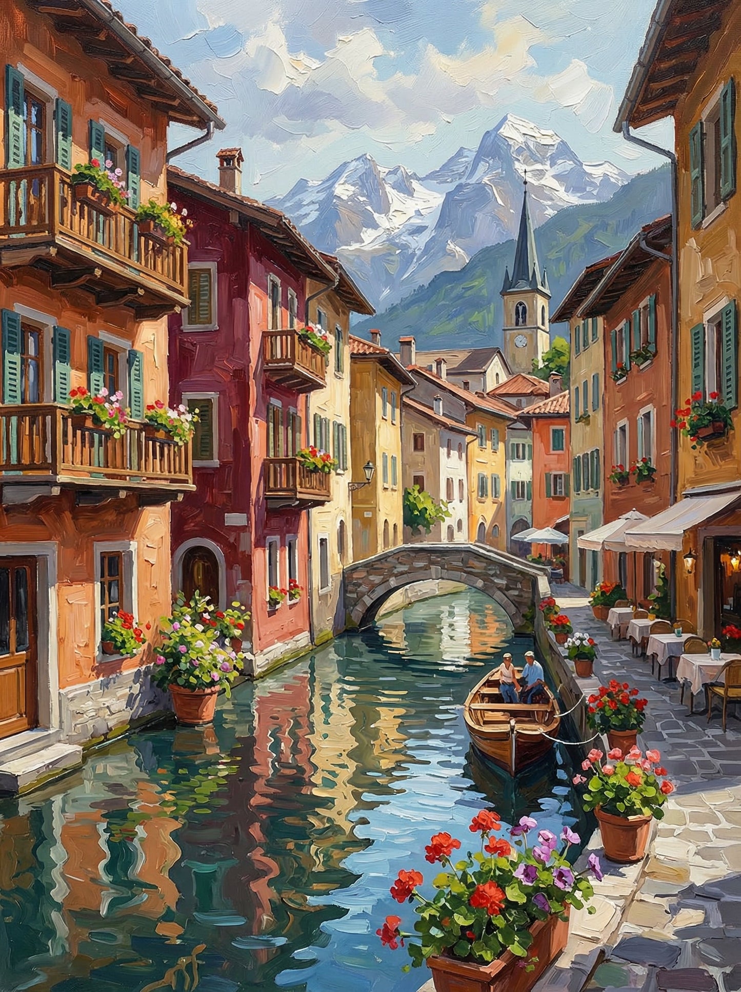 Alpine Village Canal Town