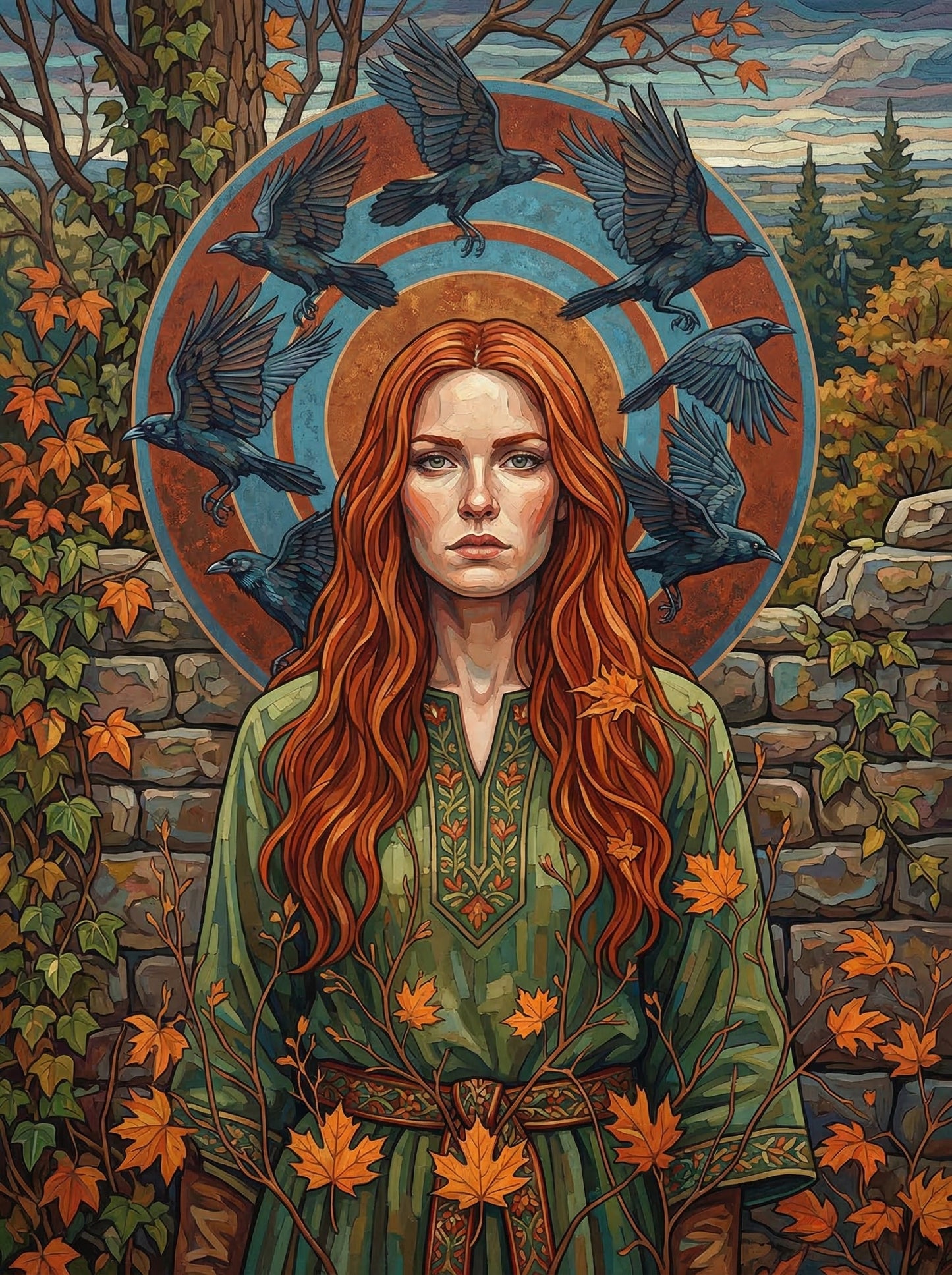 Autumn Maiden Ravens (80 Colors)
