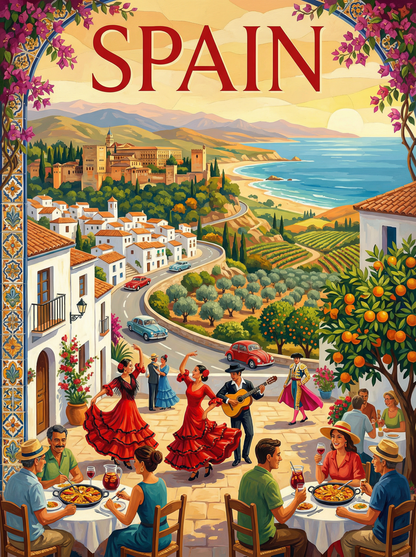 Spanish Coastal Fiesta (120 Colors)