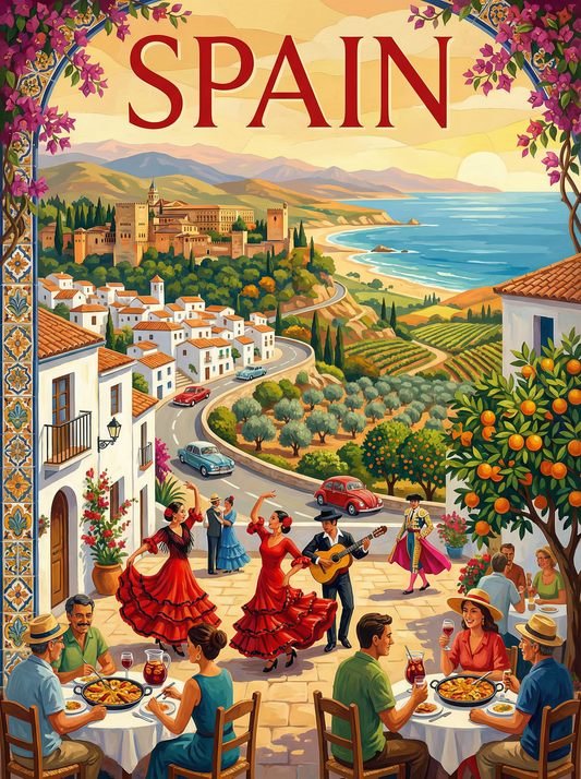 Spanish Coastal Fiesta (120 Colors)