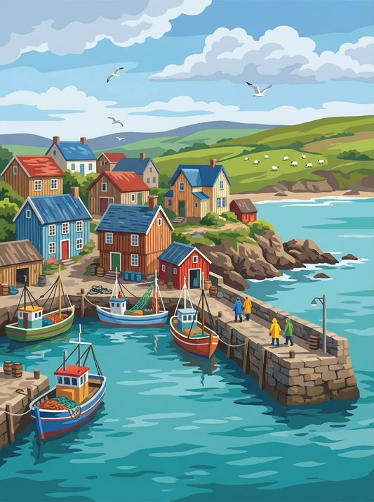 Cliffside Fishing Village