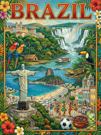 Brazilian Paradise Mosaic (80 Colors)