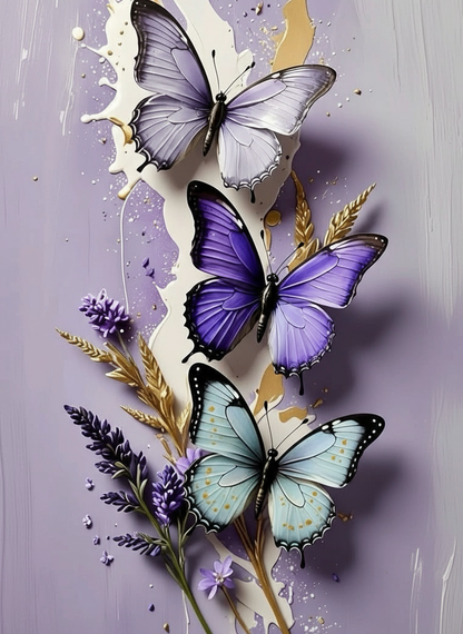 Ethereal Splash Butterflies (80 Colors)