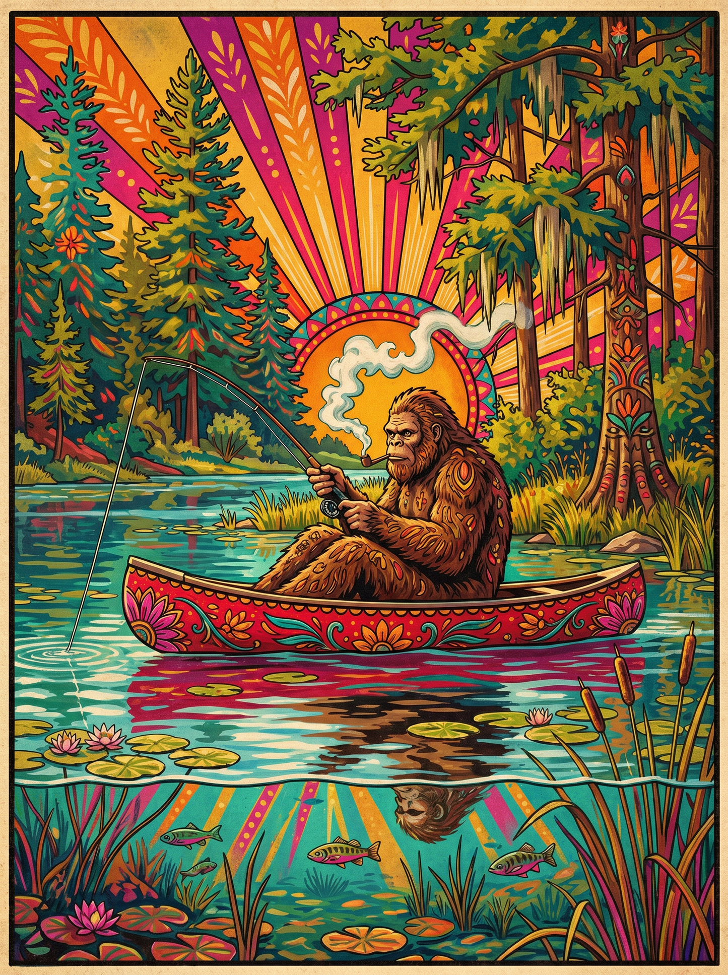 Bear Canoe Lake (120 Colors)