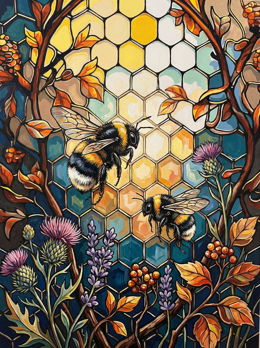 Bees And Honeycomb Garden
