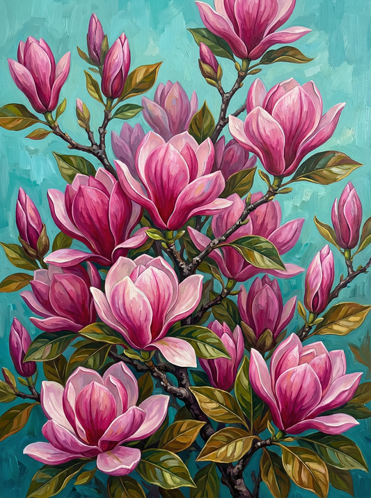 Blooming Magnolia Garden