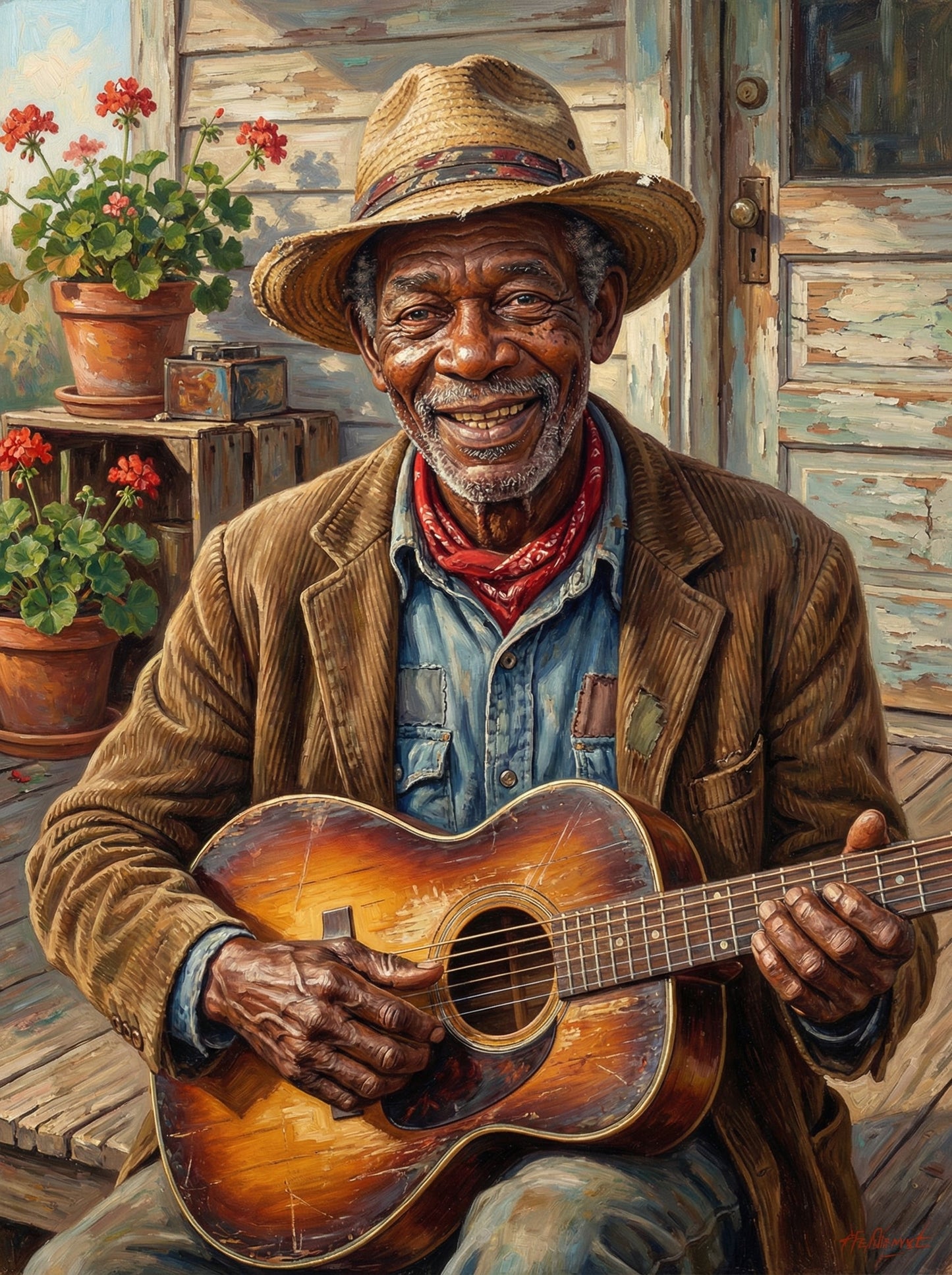 Blues Musician Vintage