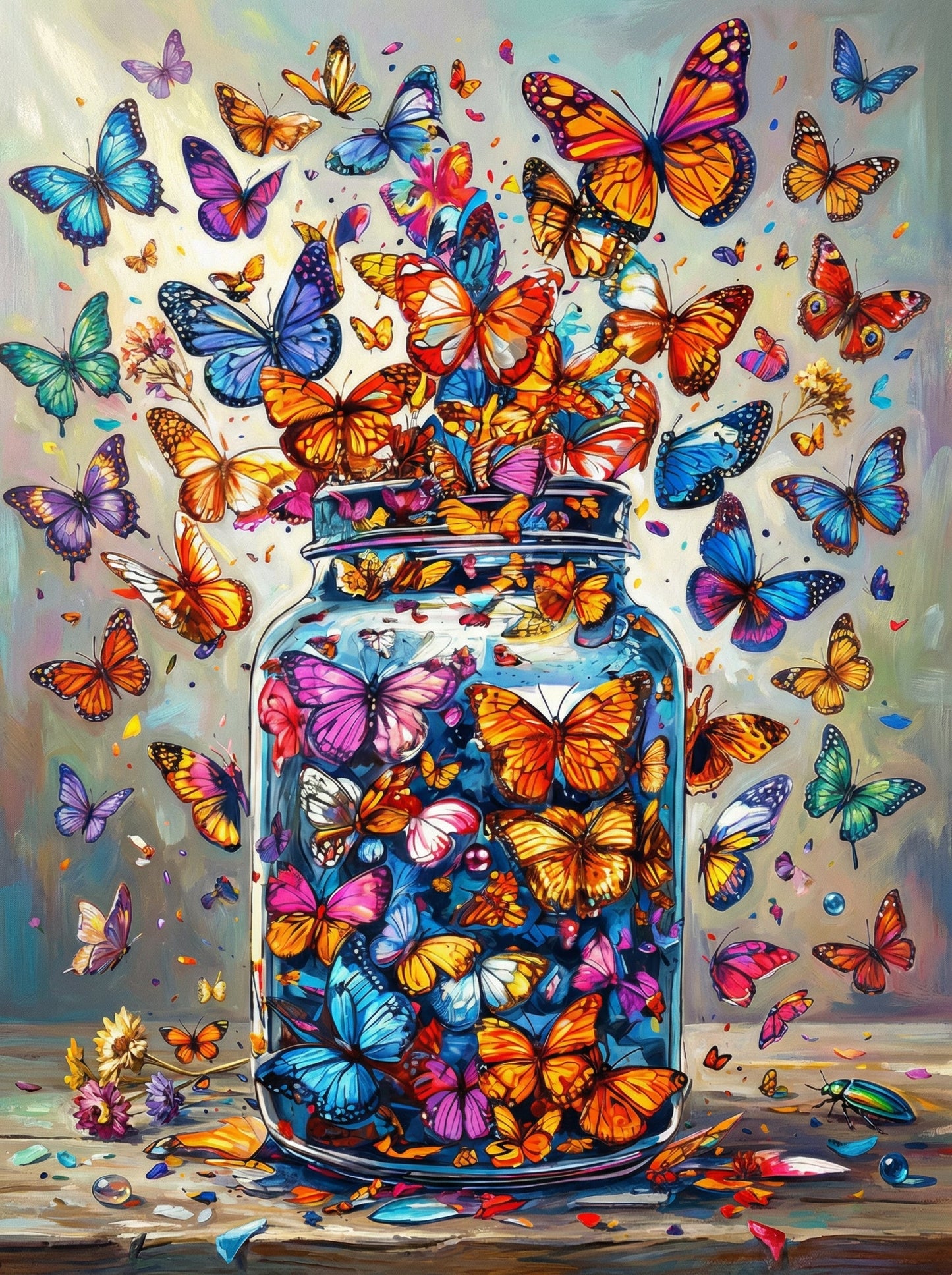 Butterfly Jar Collection (120 Colors)