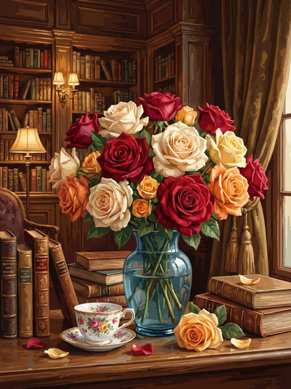 Library Roses Still Life (120 Colors)