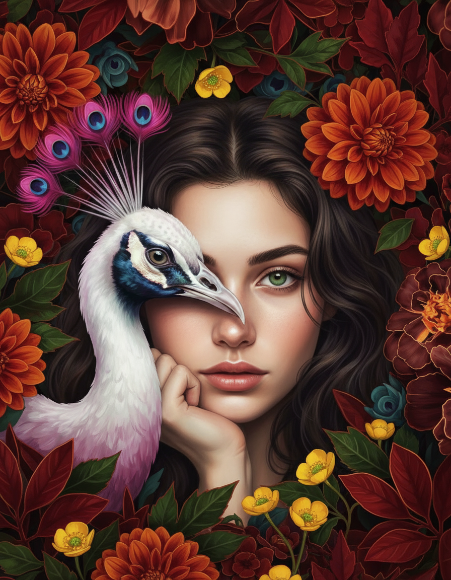 White Peacock Vision (120 Colors)