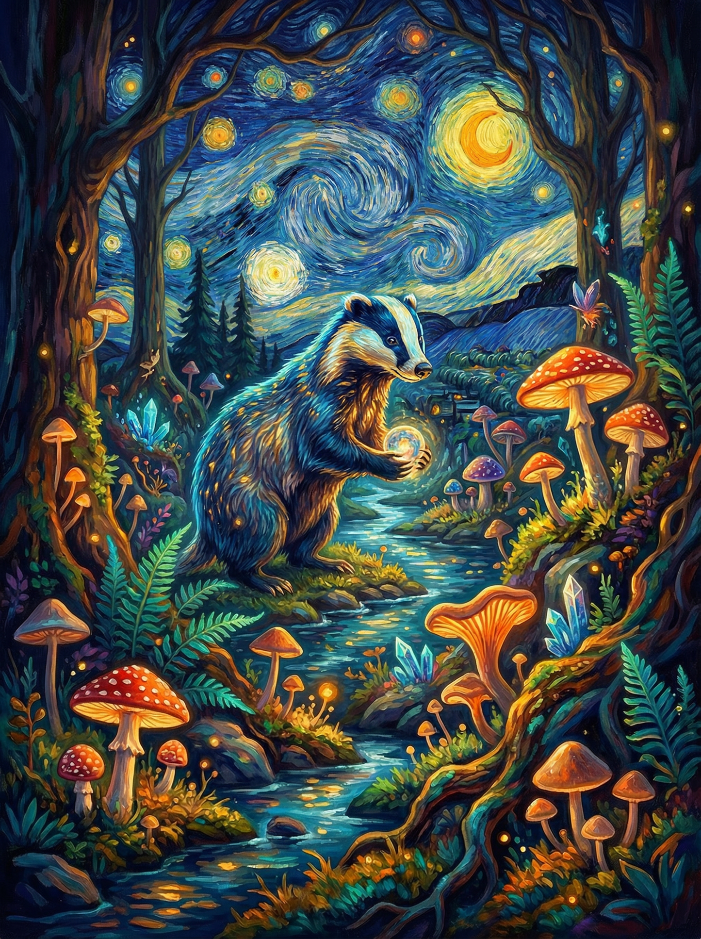 Moonlit Forest Guardian (120 Colors)