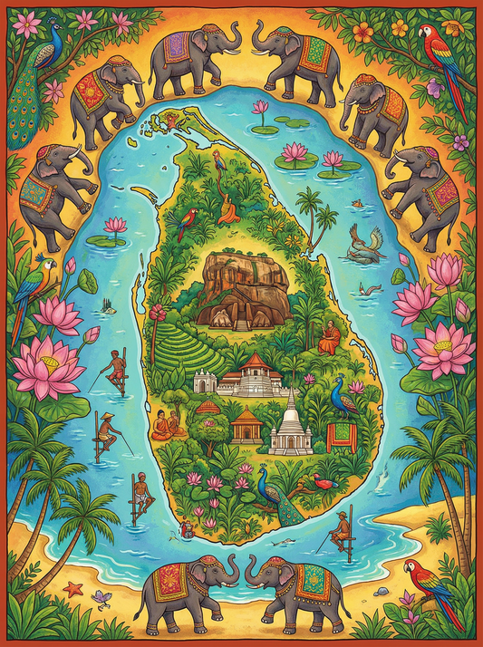 Sri Lanka Heritage Tapestry (120 Colors)