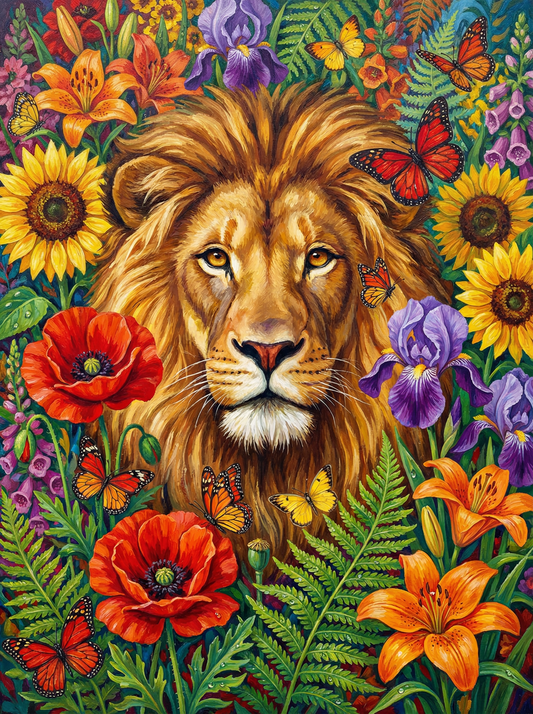 Sunlit Lion Bloom (120 Colors)