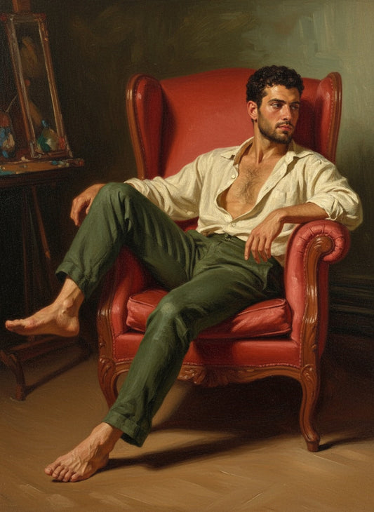 Man in the Red Chair