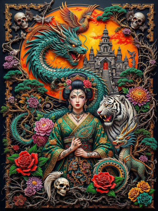 Castle Dragon Princess (80 Colors)