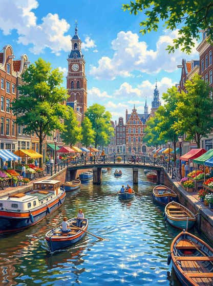 Sunny Day in Amsterdam (80 Colors)