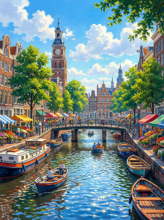 Amsterdam Canal Market