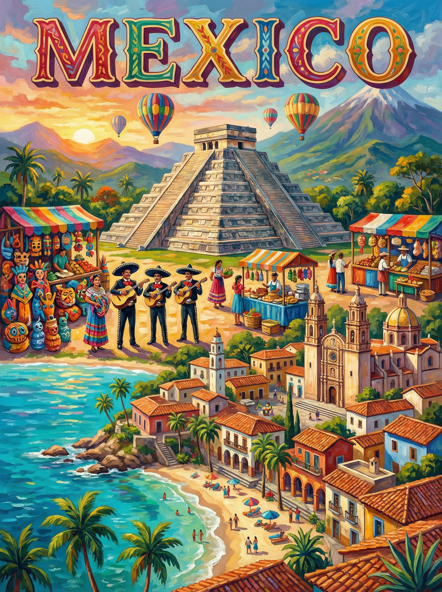 Mexico Fiesta by the Sea (120 Colors)