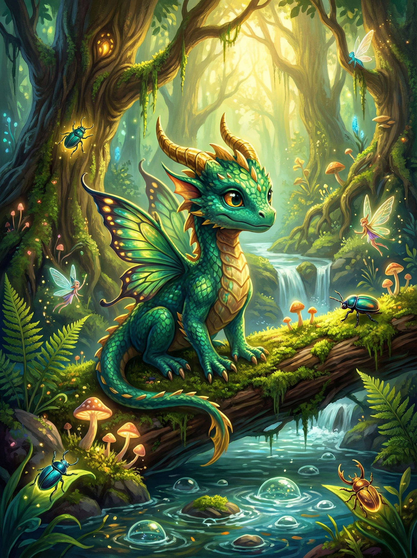 Enchanted Forest Dragon (80 Colors)