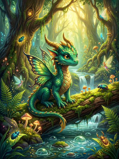 Enchanted Forest Dragon (120 Colors)