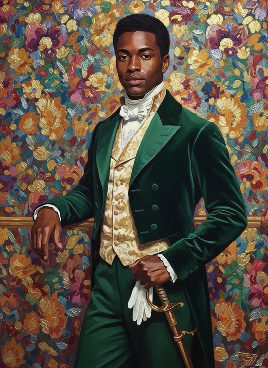Emerald Dandy Portrait (80 Colors)