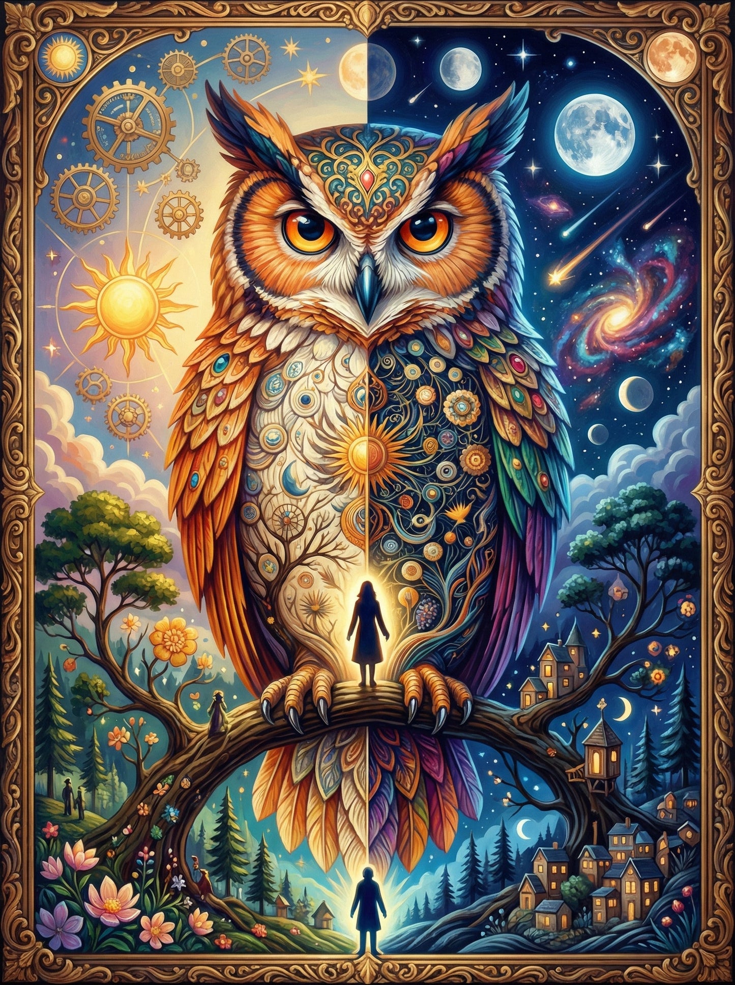 Celestial Owl Guardian (120 Colors)