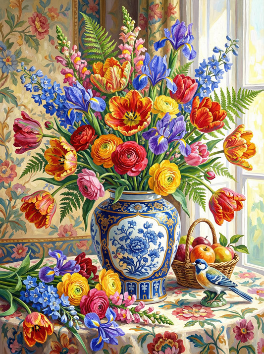 Classic Window Garden Arrangement (80 Colors)