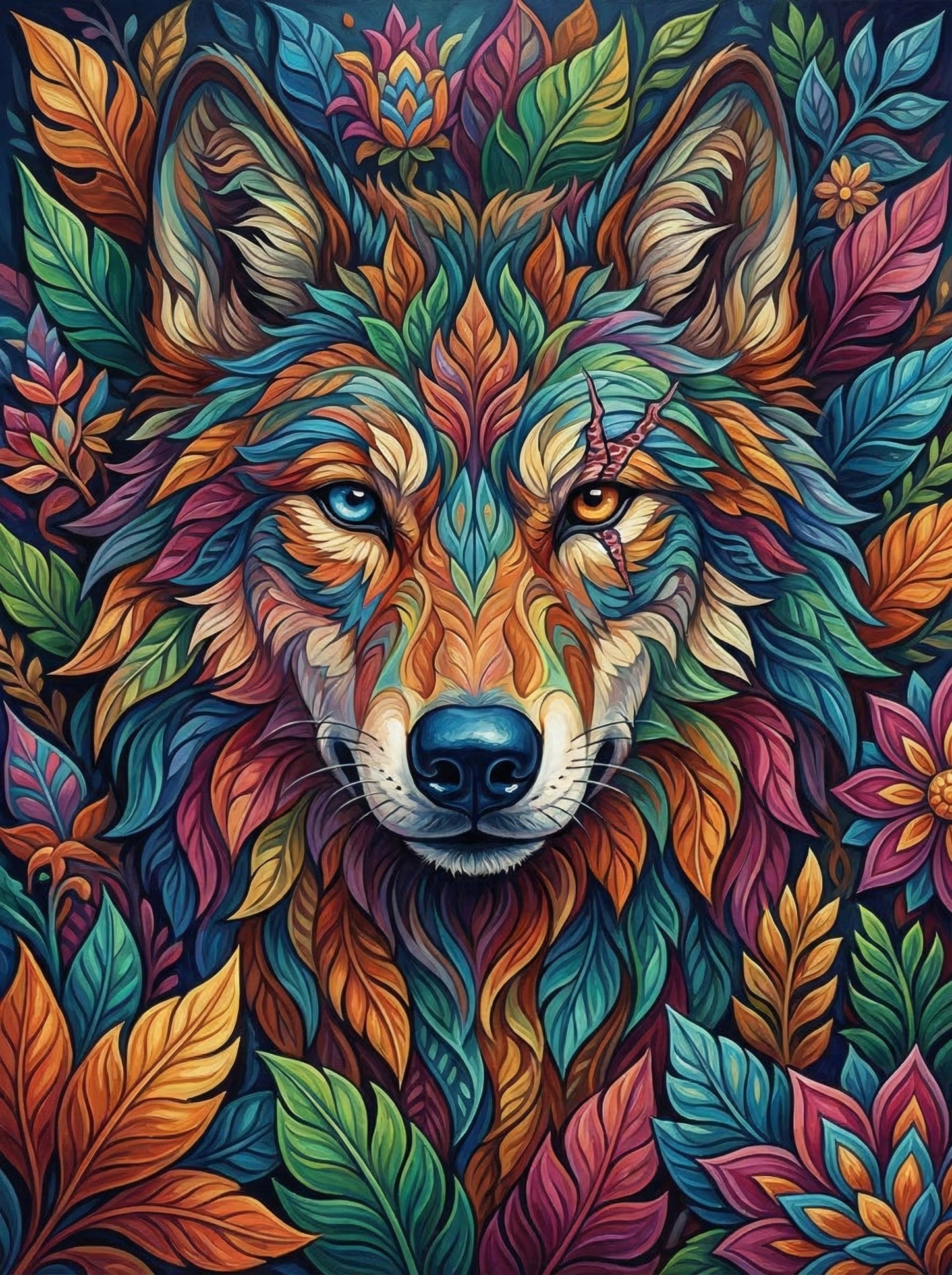 Colorful Wolf Foliage (120 Colors)