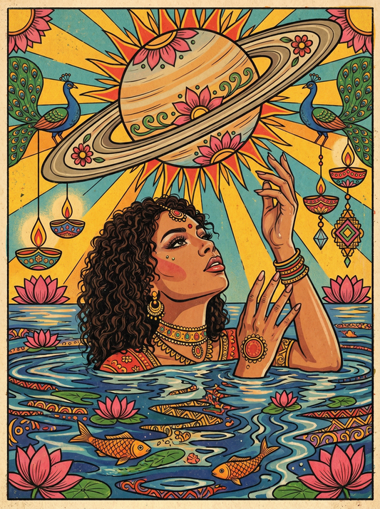 Cosmic Saturn Bather (120 Colors)