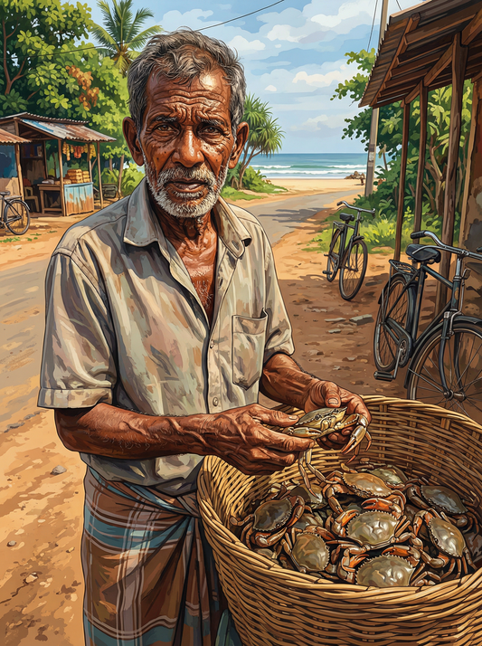 Crab Basket Fisherman
