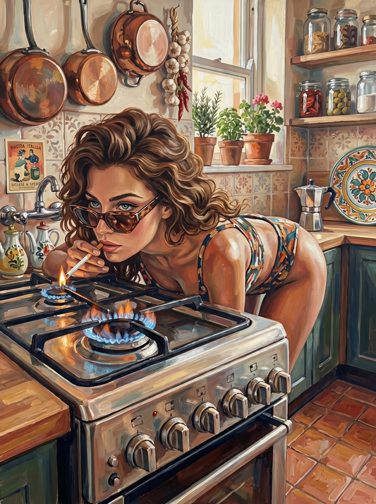 Curly Hair Cigarette Stove (80 Colors)