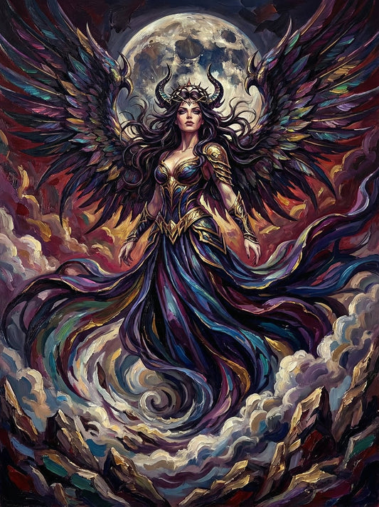 Dark Mystical Demon Goddess (80 Colors)