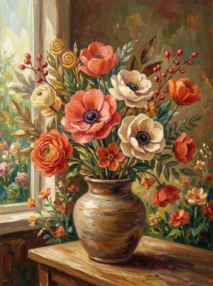 Sunlit Autumn Bouquet