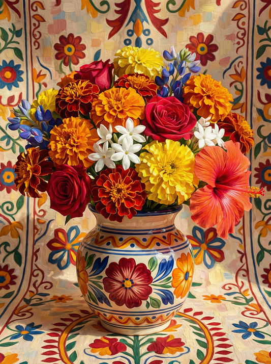 Decorative Moroccan Blooms (80 Colors)