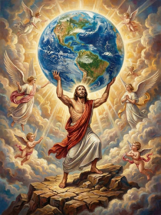 Divine Strength Lifting Earth (80 Colors)