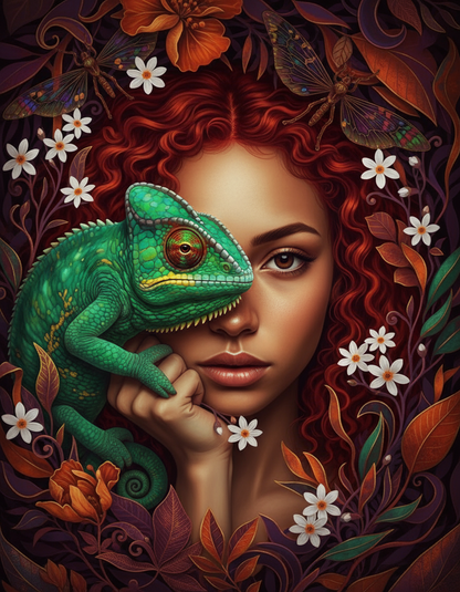 Chameleon Red Curls (80 Colors)