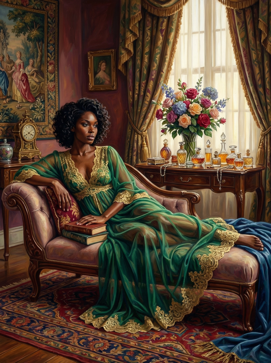 Emerald Silk Portrait (120 Colors)