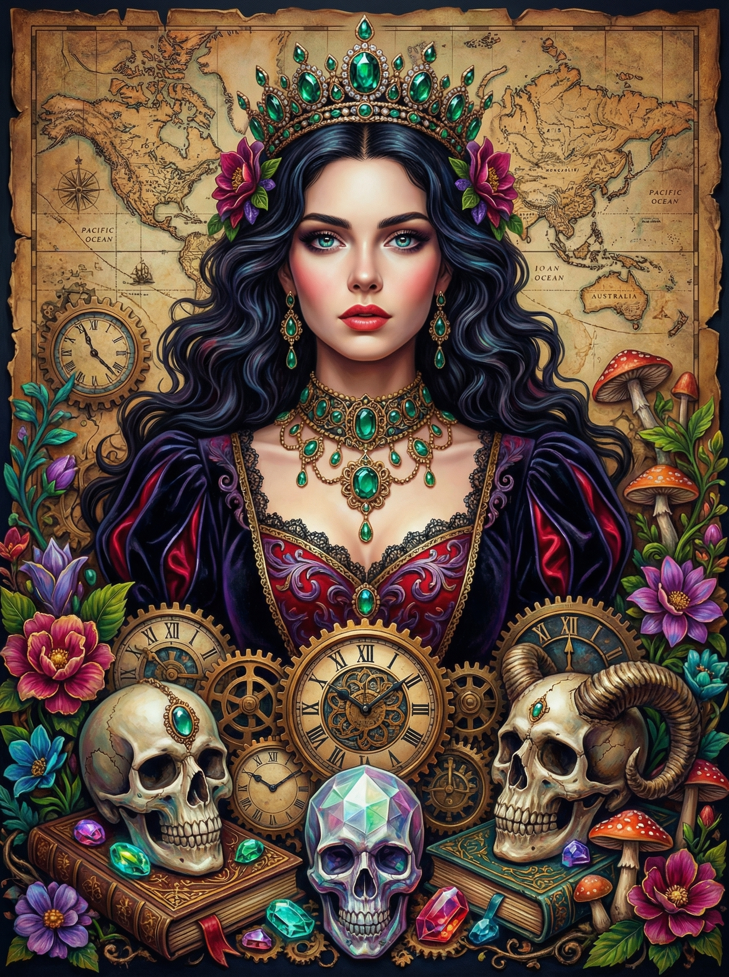 Enchanted Floral Realm (80 Colors)