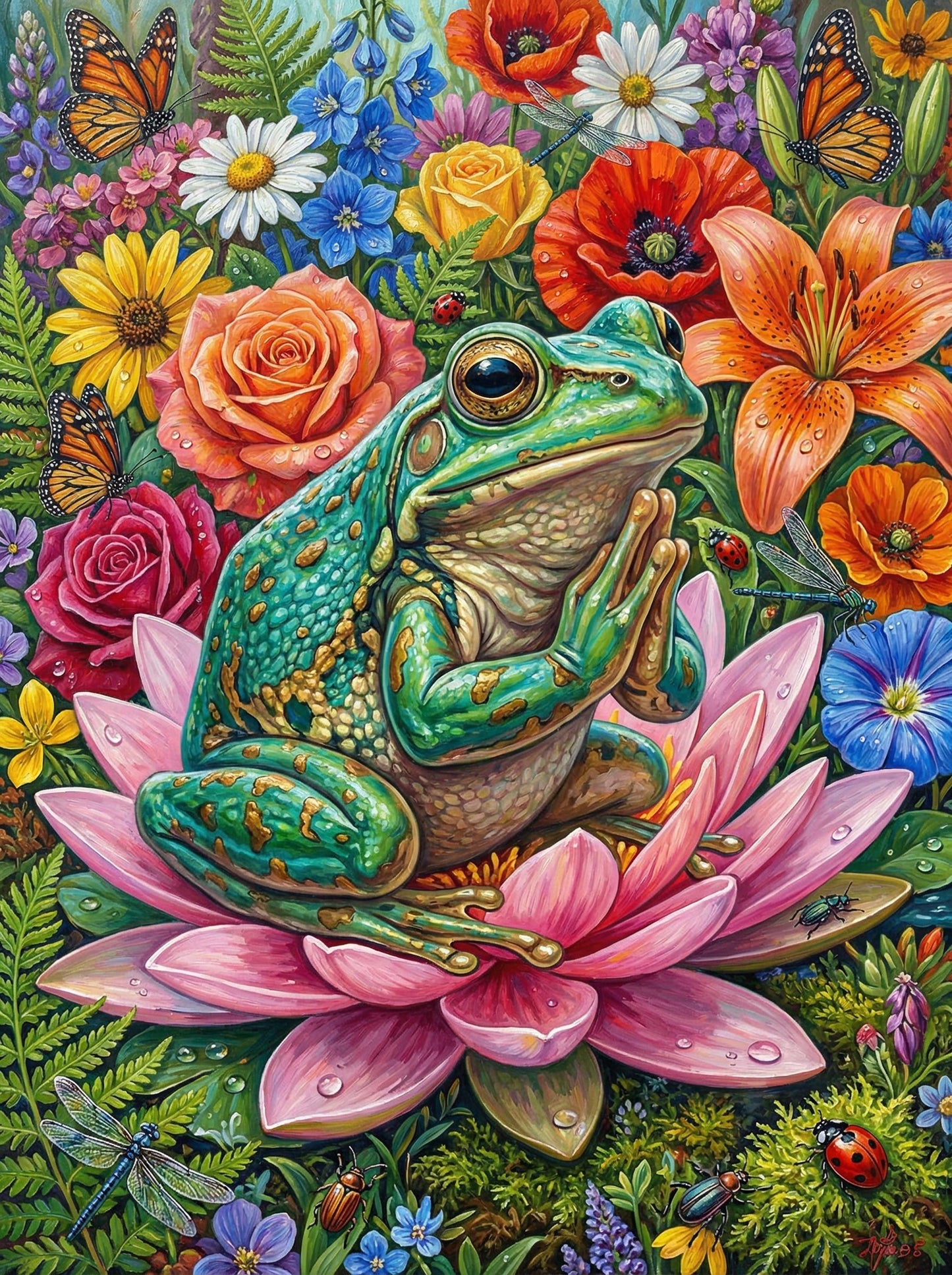 Enchanted Frog Garden (80 Colors)